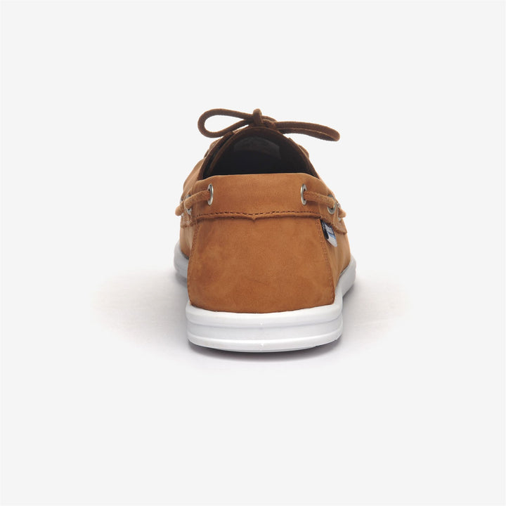 Mocassino da uomo in nabuk leggero color cognac marrone con soletta rimovibile 5