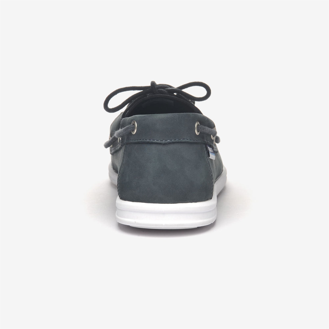 Navy blue Men's Lightweight Nubuck Moccasins with Non-Slip Sole main