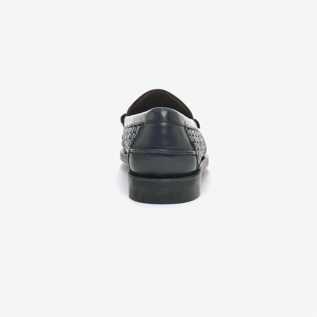 Mocassini da uomo in pelle nera main