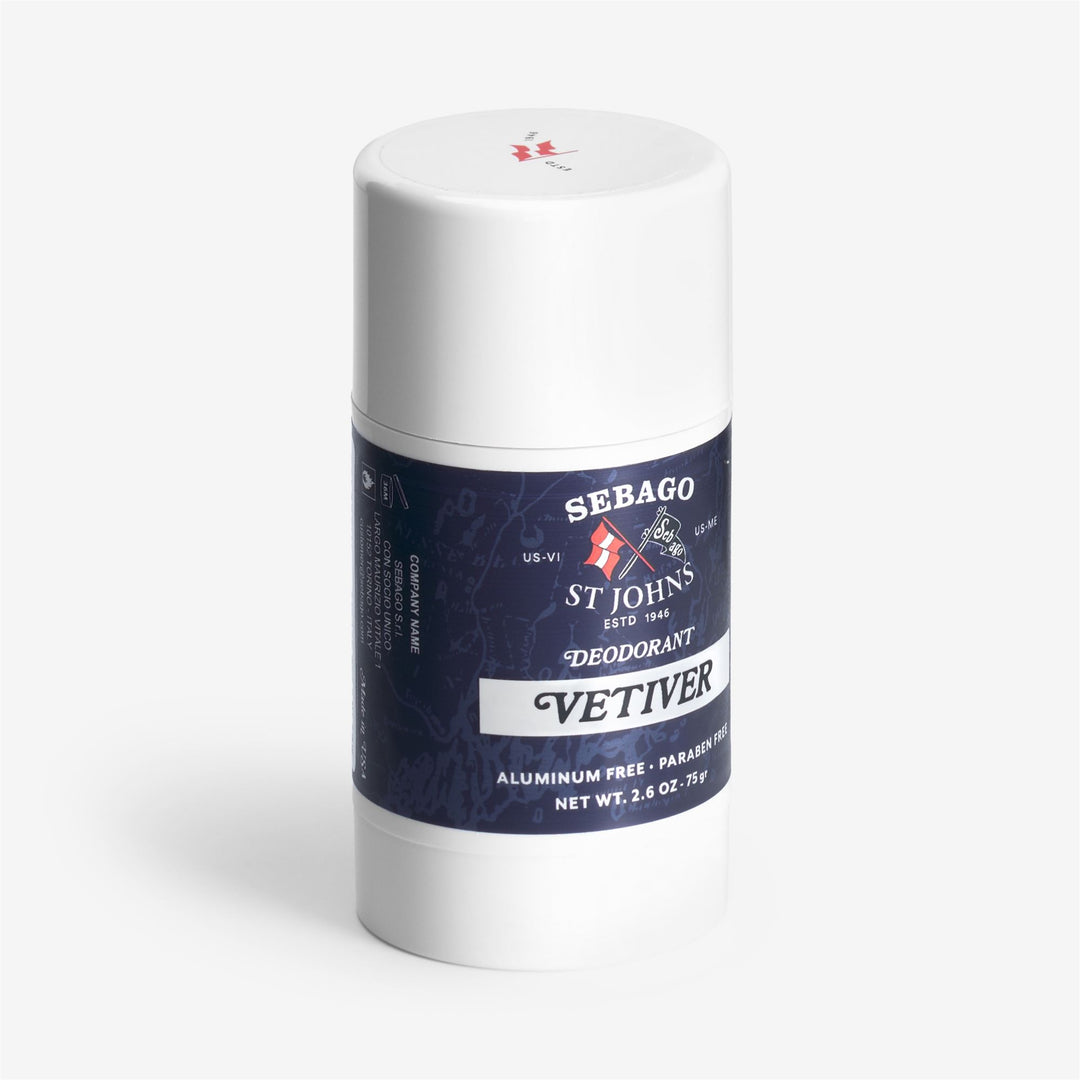 White Unisex St Johns Natural Deodorant with Vetiver Fragrance 01