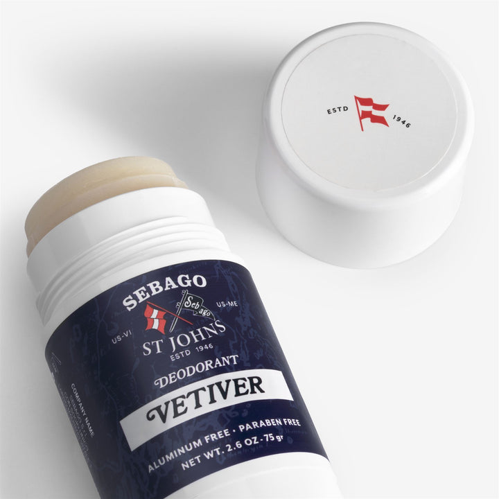 Desodorante natural unisex blanco St. Johns con fragancia de vetiver 3