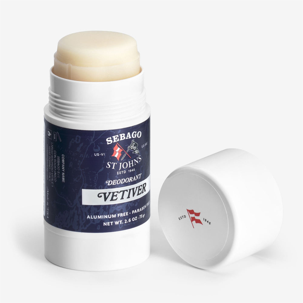 White Unisex St Johns Natural Deodorant with Vetiver Fragrance 02