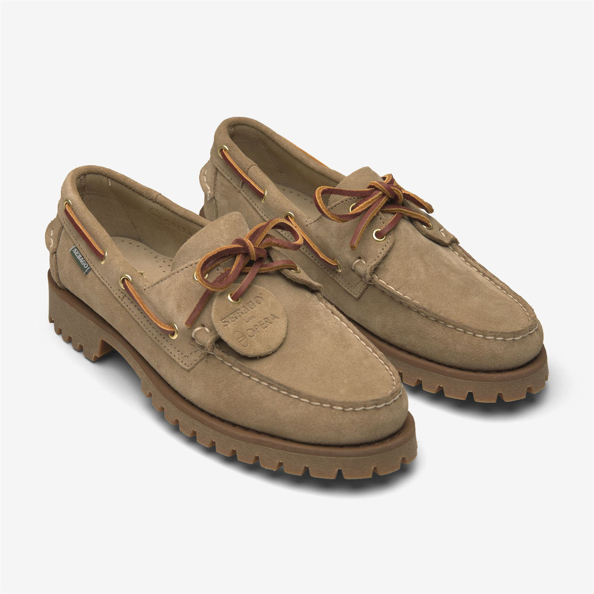 Brown Men's Suede Boat Shoe