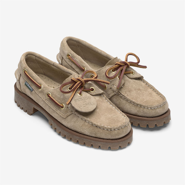 Brown Women's Outdoor Moccasin Docksides with Leather Lining 2