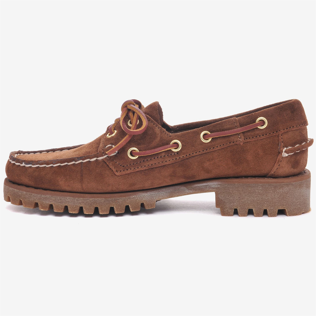 Mocasines rojos para mujer de exterior Docksides con parte superior de cuero. main
