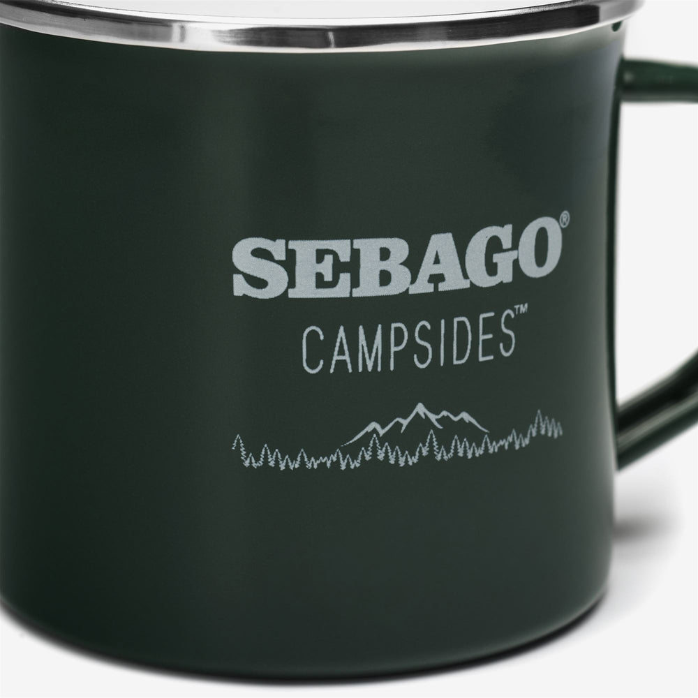 Garden Green Unisex Stainless Steel Camping Mug with Enamel Finish 02