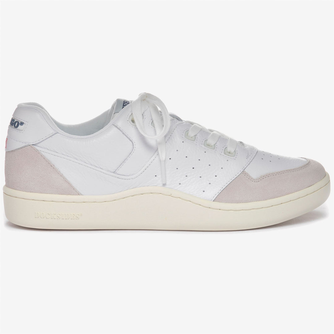Baskets basses rétro unisexes grises et blanches pour la voile 01