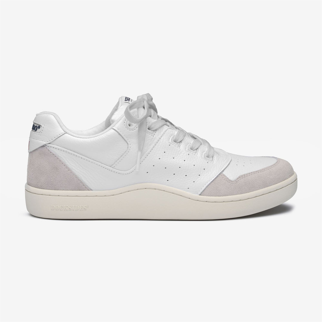 Grau-weiße Unisex Retro Sailing Low Cut Sneakers für Yachting 01