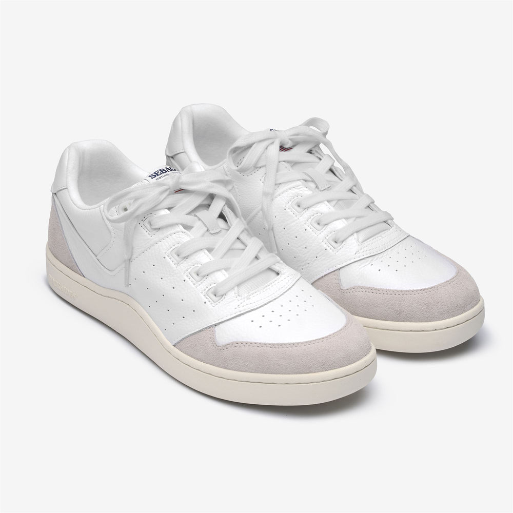 Grau-weiße Unisex Retro Sailing Low Cut Sneakers für Yachting 02