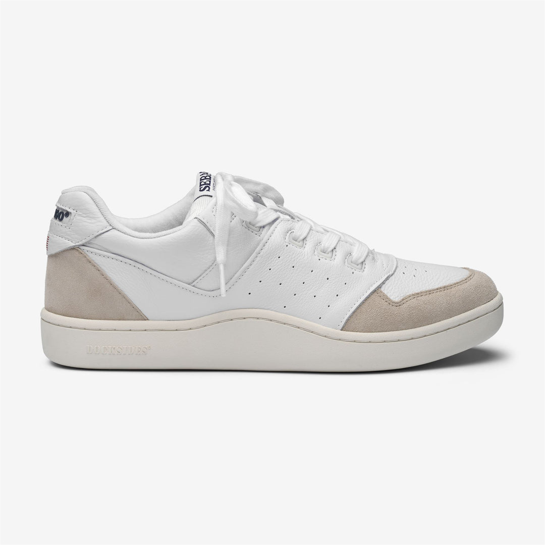 Beige-weiße Unisex Retro Yachting Sneakers mit rutschfestem Profil 01