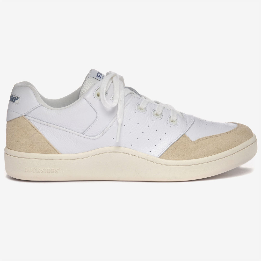 Beige white Unisex Retro Yachting Sneakers with Non-Slip Tread 01