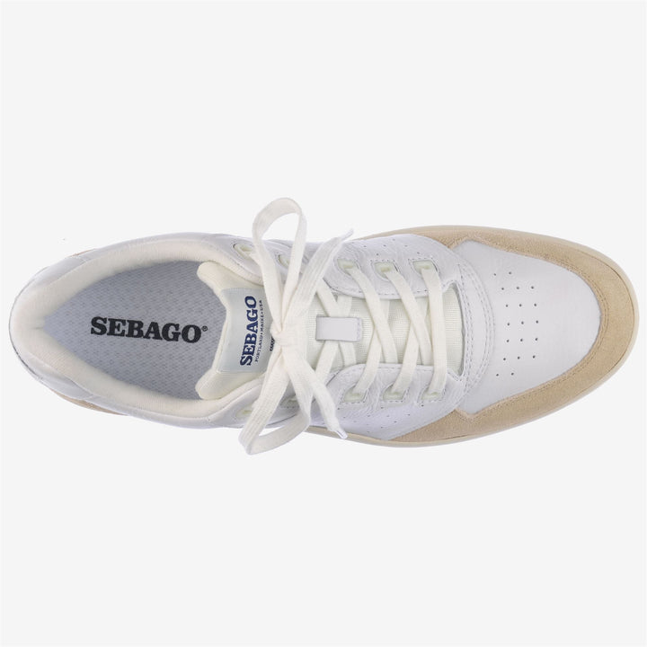 Beige white Unisex Retro Yachting Sneakers with Non-Slip Tread 4