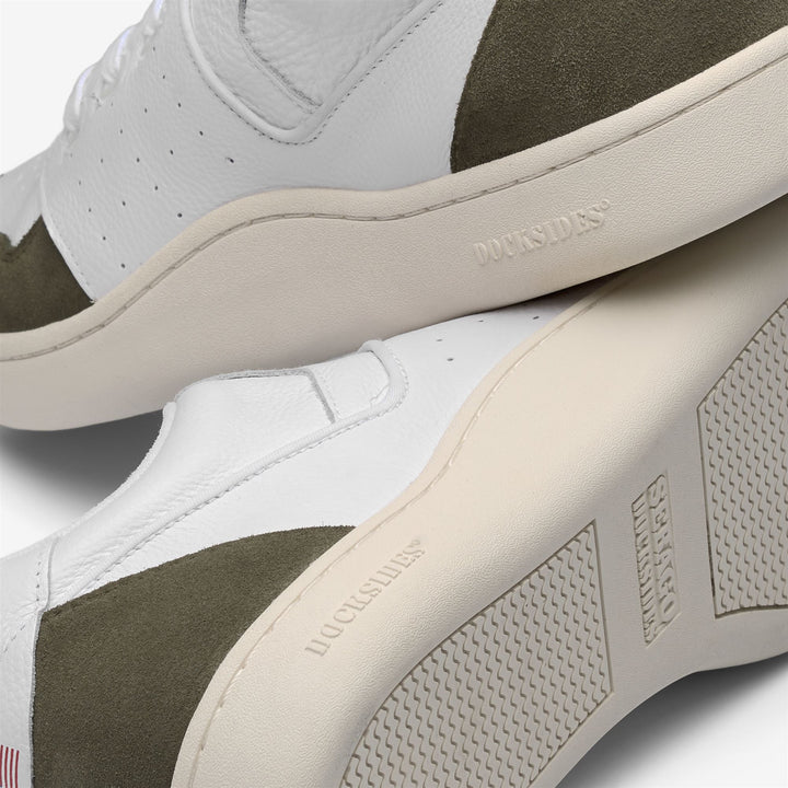 White Green Unisex Retro Yachting Low Cut Sneakers 5