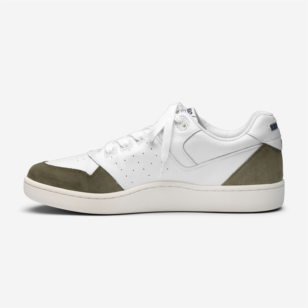 White Green Unisex Retro Yachting Low Cut Sneakers main