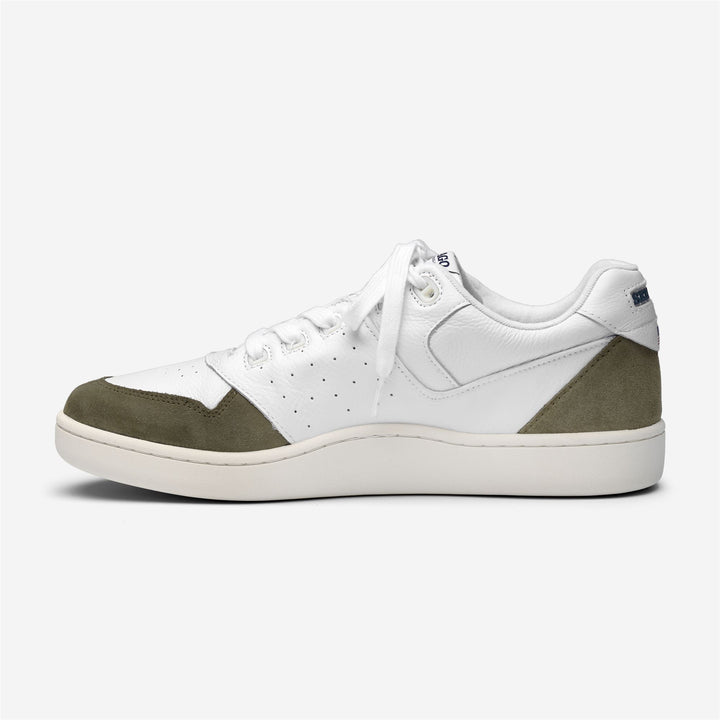 Weiß-grüne Unisex Retro Yachting Low Cut Sneakers 3