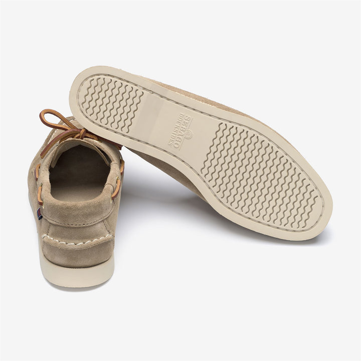 Brown Women's Artisan Moccasin Boat Shoes with Rubber Sole 4