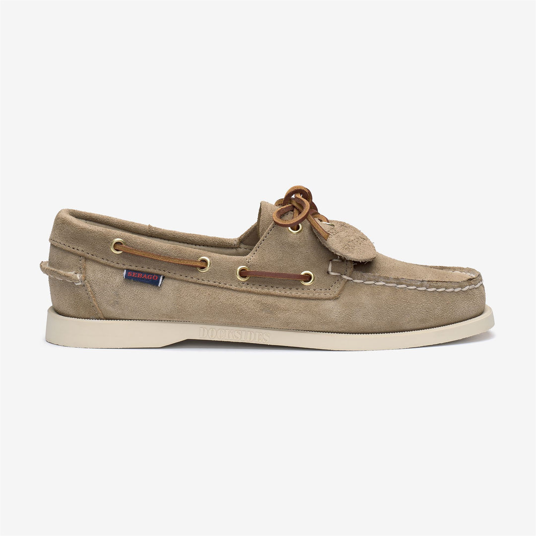 Braune Artisan Mokassin-Bootsschuhe für Damen mit Gummisohle 01