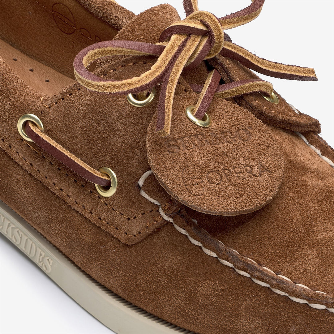 Brown Women's Artisan Moccasin Docksides Boat Shoes main