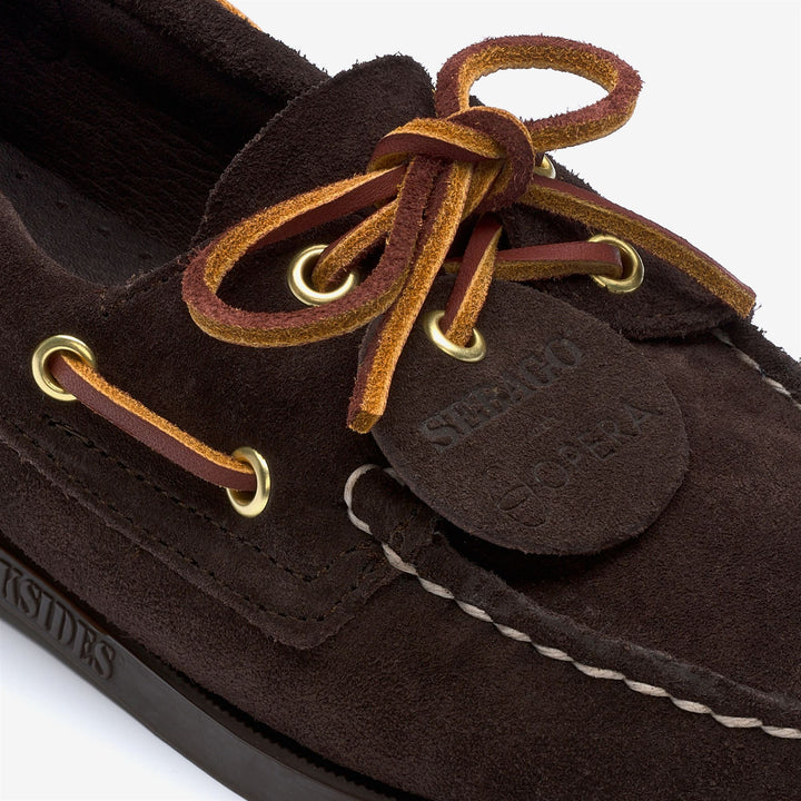 Mocassins bateau en daim marron foncé pour femmes, idéaux pour la navigation de plaisance 6