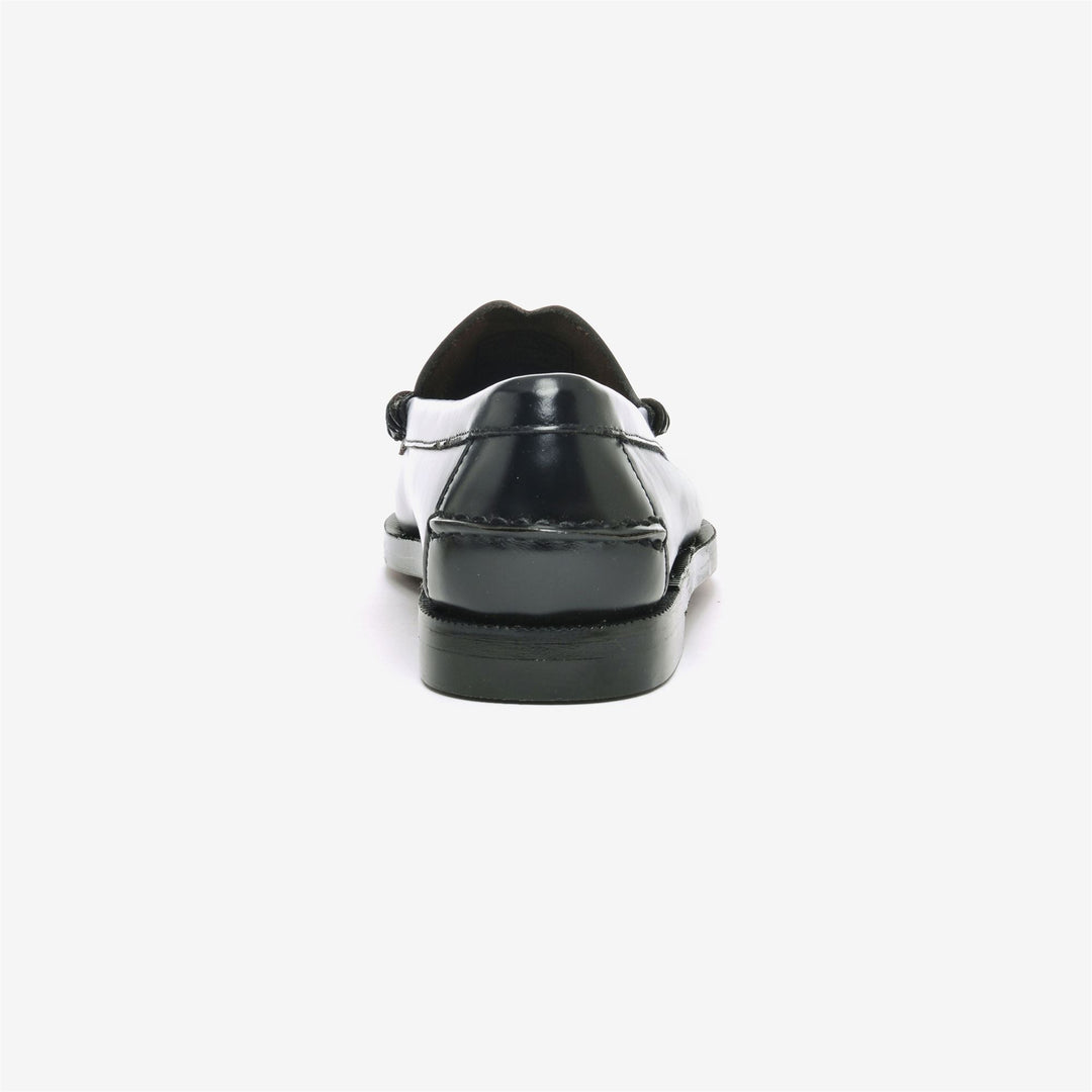 Black Women's Business Moccasins with Heart-Shaped Design main
