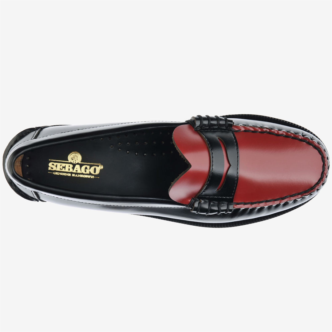 Black Women's Business Moccasins with Heart-Shaped Design main