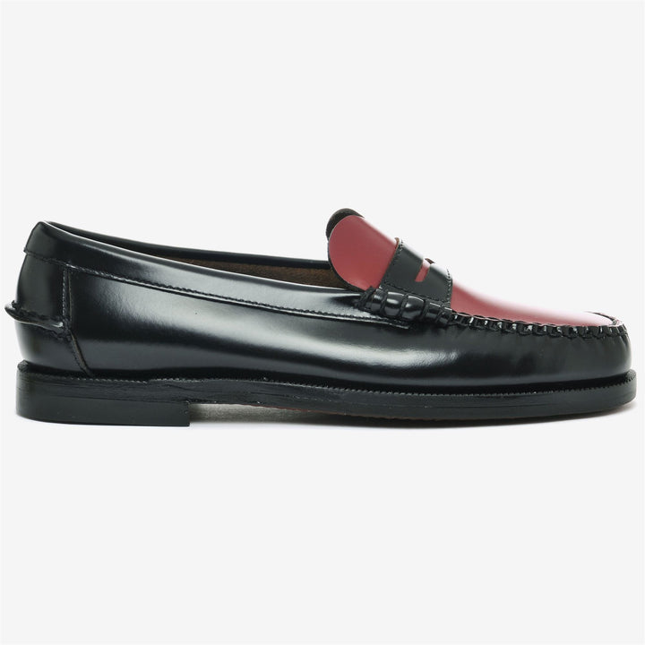 Black Women's Business Moccasins with Heart-Shaped Design 1