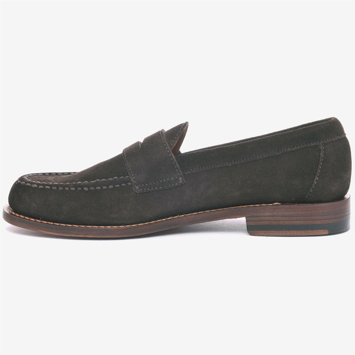 Dark Brown Men's Leather Moccasin Loafers for Business 3