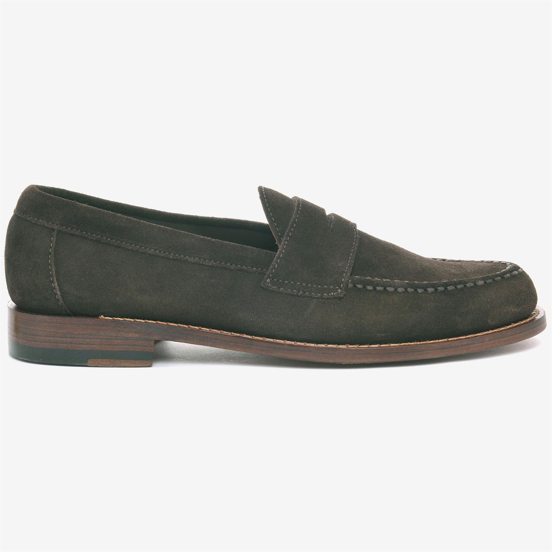 Dark Brown Men's Leather Moccasin Loafers for Business 01