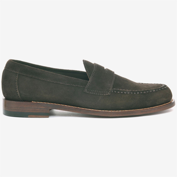 Dark Brown Men's Leather Moccasin Loafers for Business 1