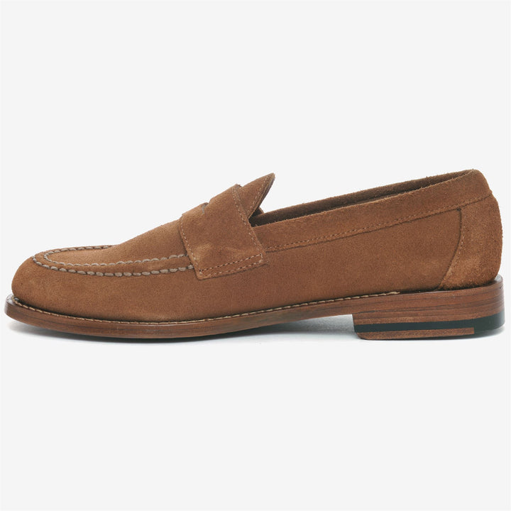 Brown Men's Business Moccasin Loafers with Leather Sole 3
