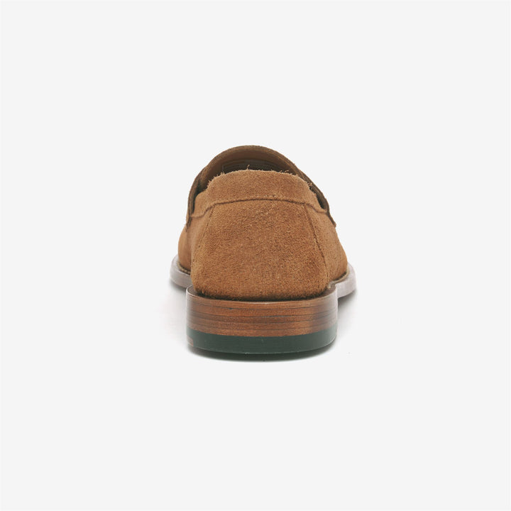 Brown Men's Business Moccasin Loafers with Leather Sole 5