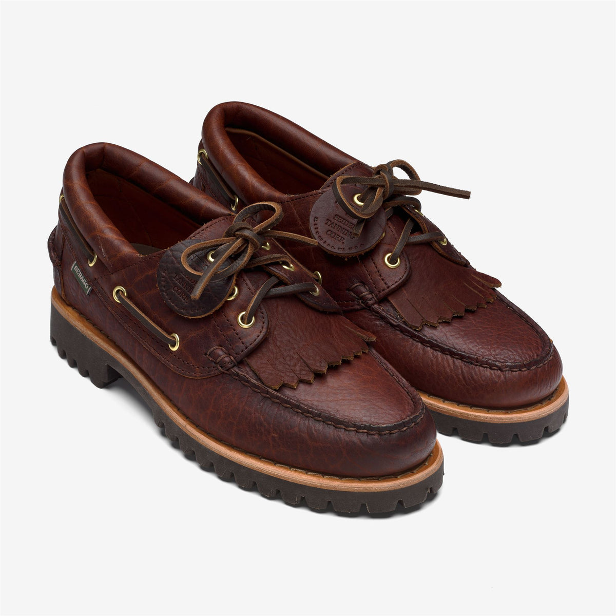 Brown Men's Leather Boat Shoe