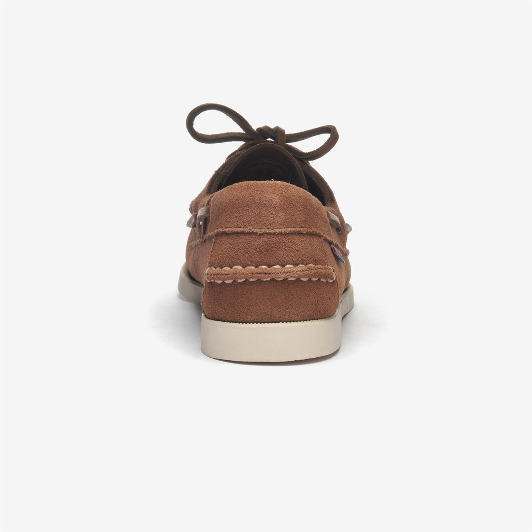 Dark Brown Women's Nautical Moccasin Docksides for Yachting main