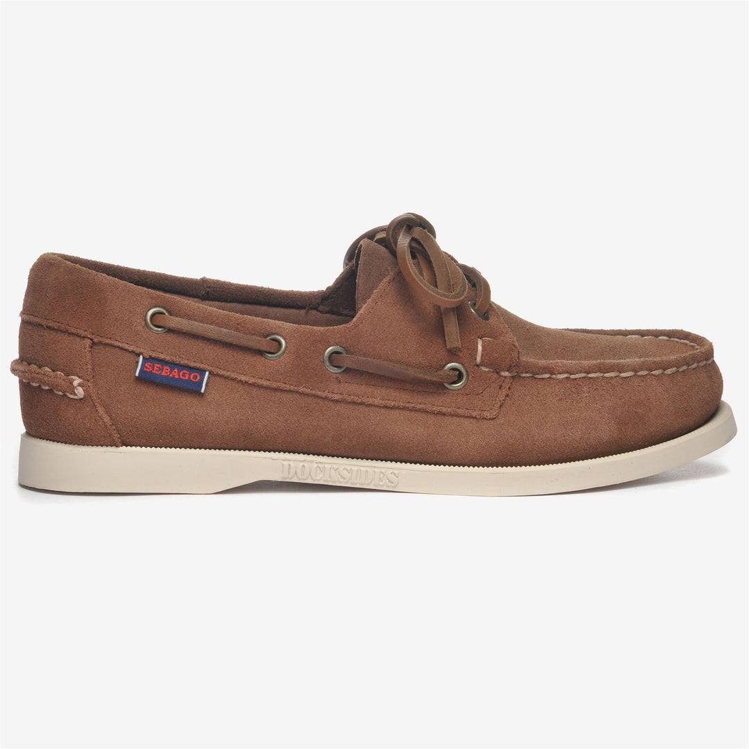 Mocassins nautiques marron foncé pour femme, pour la navigation de plaisance 01