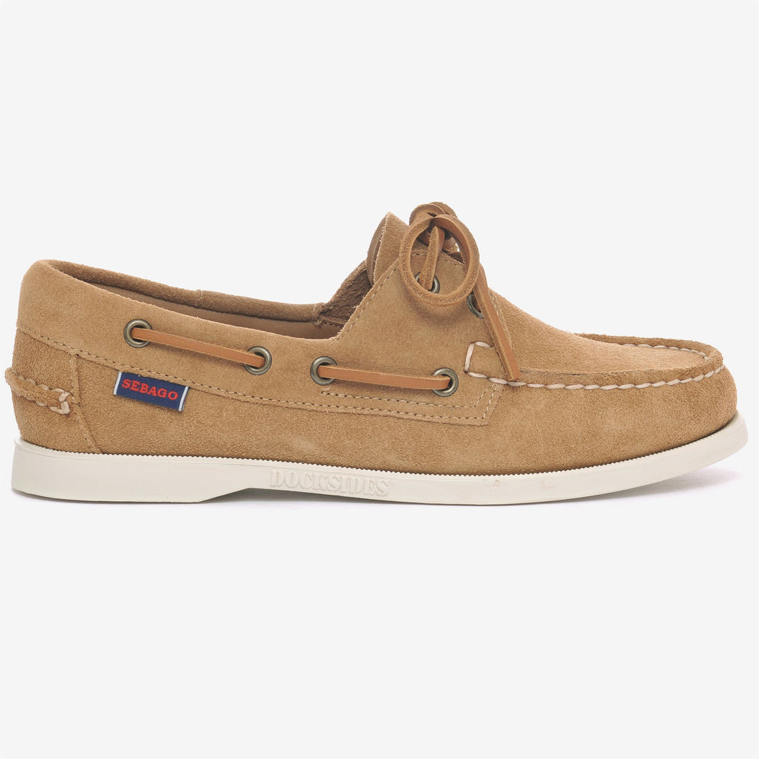 Cognac orange Women's Nautical Moccasin Boat Shoes 01