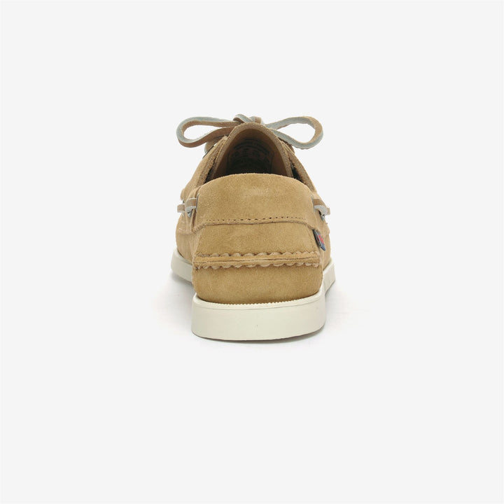 Cognac orange Women's Nautical Moccasin Boat Shoes 5