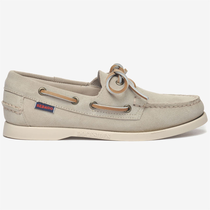 Brown Taupe Women's Nautical Moccasin Boat Shoes 1