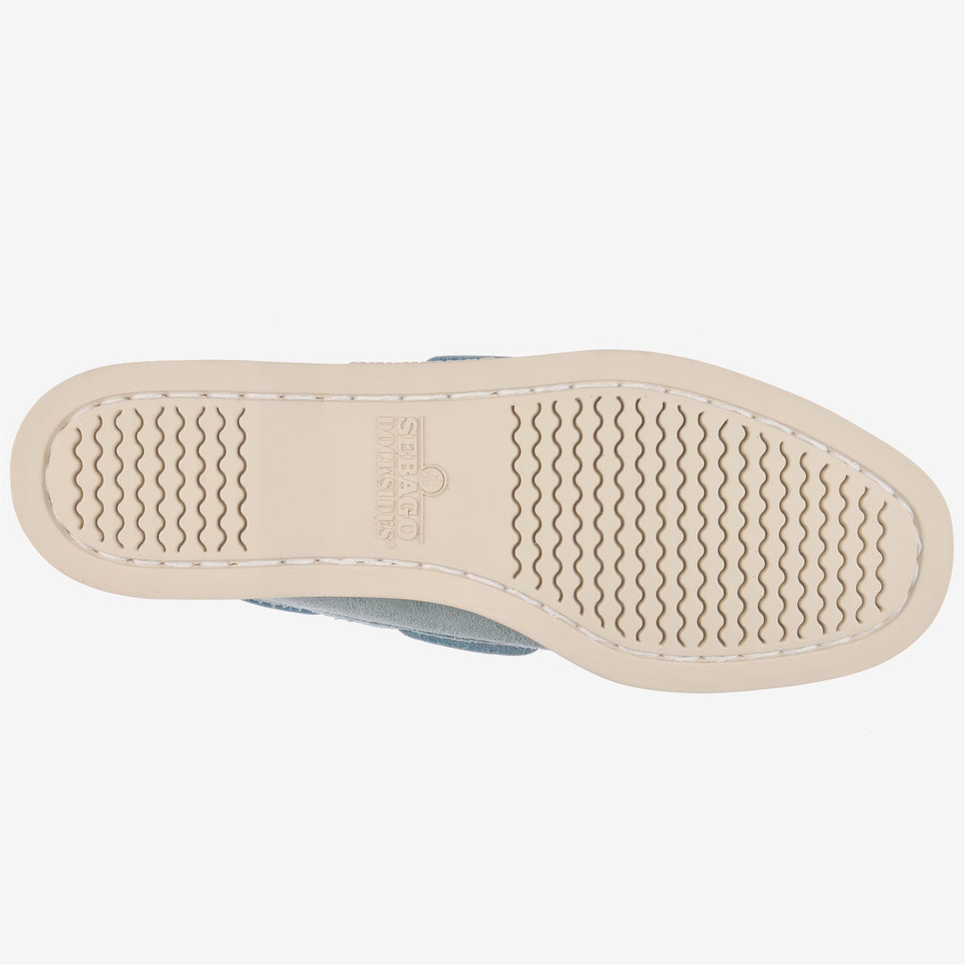 Lichen green Women's Nautical Moccasin Boat Shoes main