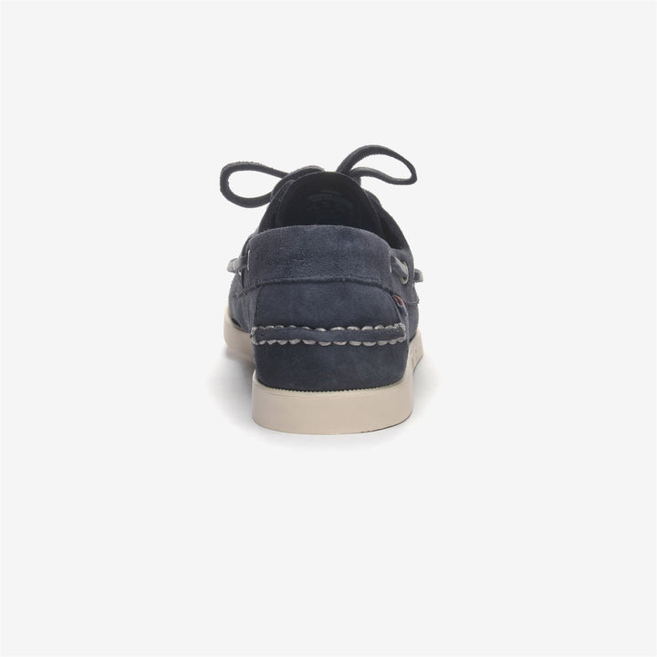 Blue Women's Nautical Suede Moccasins with Antislip Sole 5