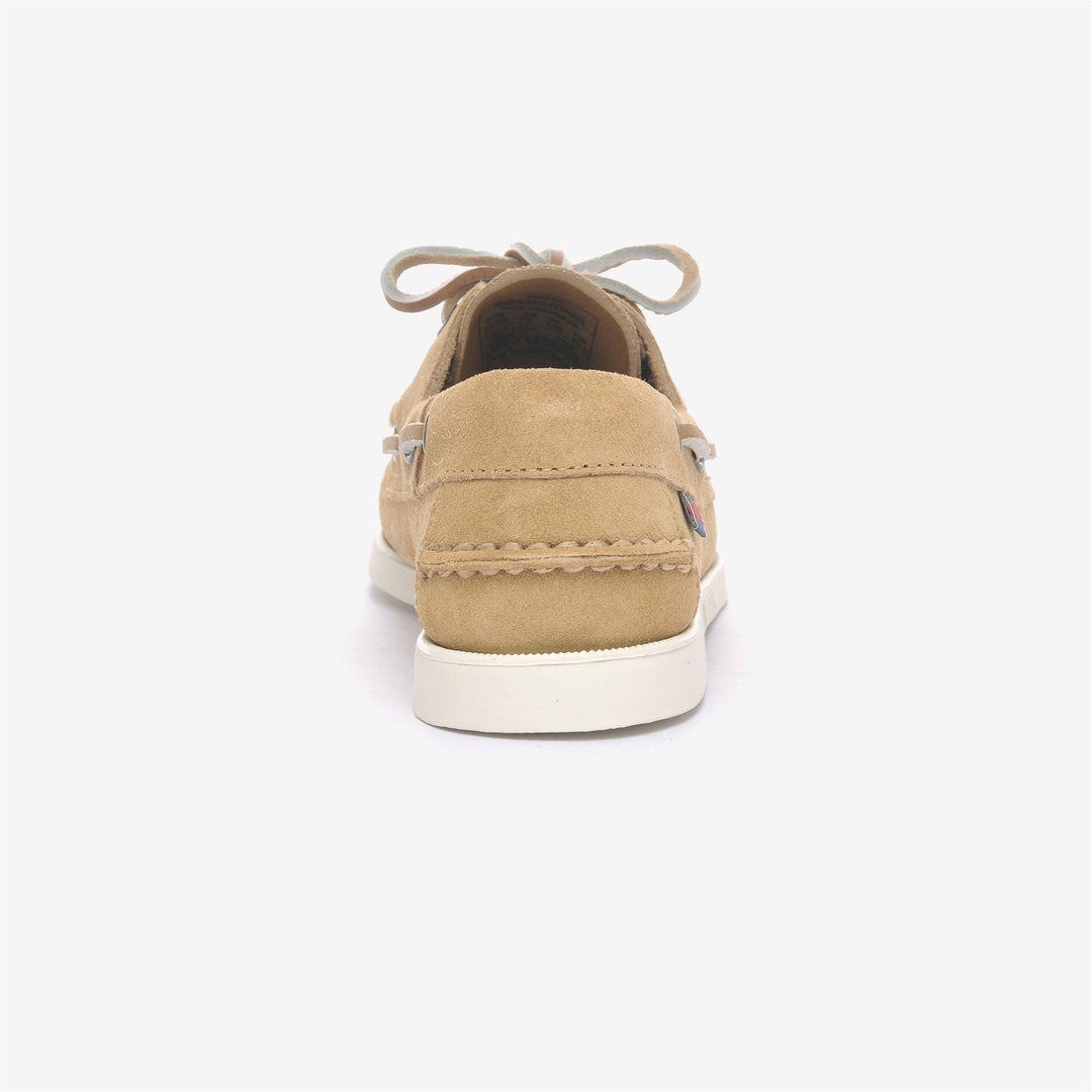 Beige Women's Nautical Moccasin Boat Shoes main