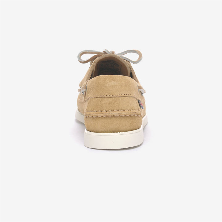 Beige Women's Nautical Moccasin Boat Shoes 5