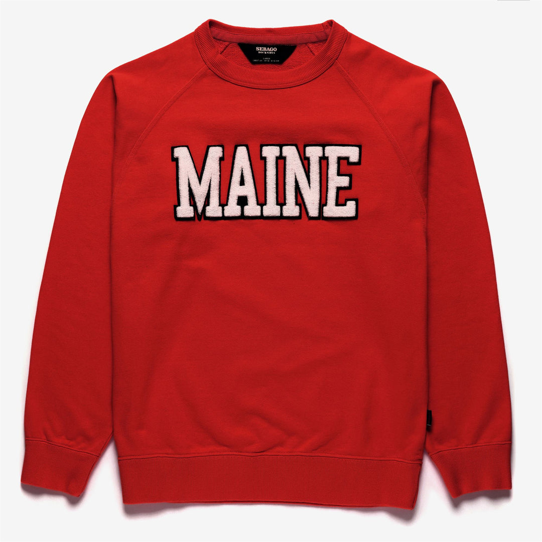 Red Men's Yachting Fleece Jumper with Soft Brushed Interior 01