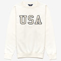 Fleece_UNISEX_BOW_Jumper_White Natural USA - Commercial 1