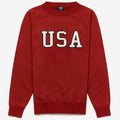 Fleece_UNISEX_BOW_Jumper_Red Usa - Commercial 1
