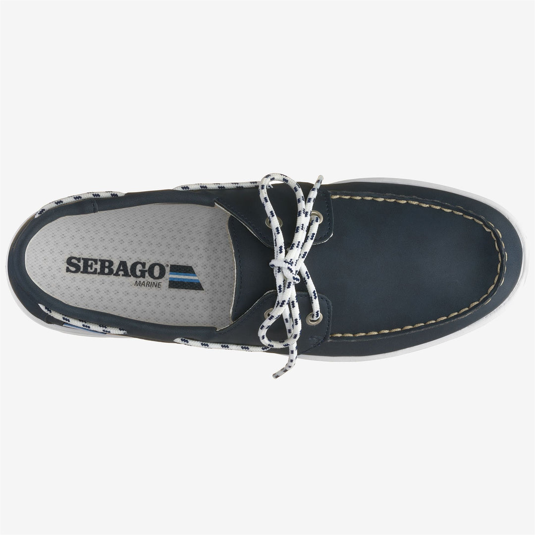 Mocassini da Vela Uomo Blu Navy con Tomaia Sintetica main