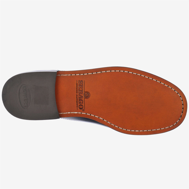 Schwarzer Damen-Slipper aus Leder mit Quasten 2