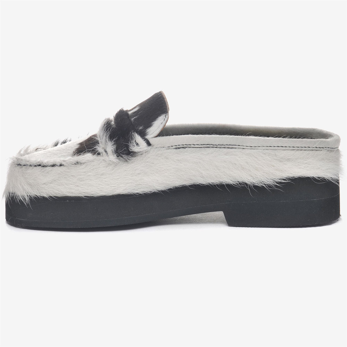 Brown Women's Leather Platform Sandal