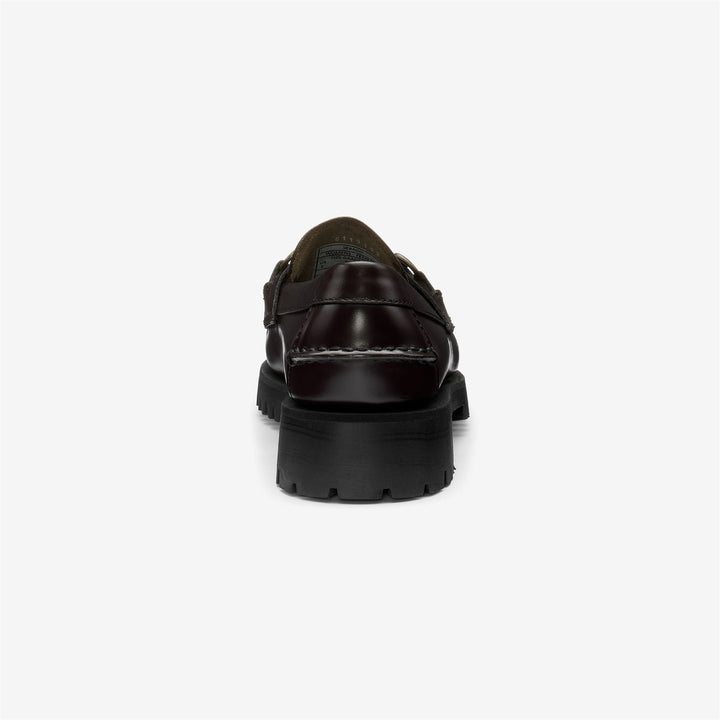 Mocassins en cuir marron foncé pour femme, pour les loisirs 5