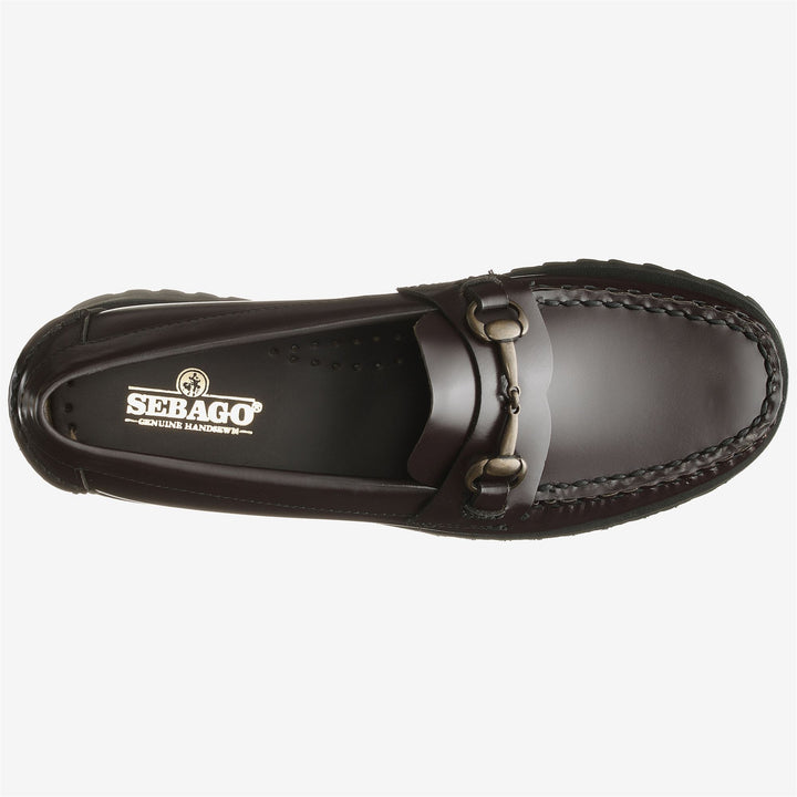 Dark Brown Women's Leather Moccasin Loafers for Leisure 4
