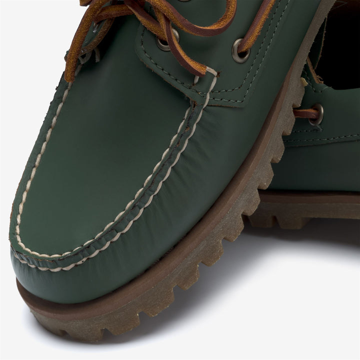 Chive Green Women's Low Cut Leather Moccasins for Leisure 6